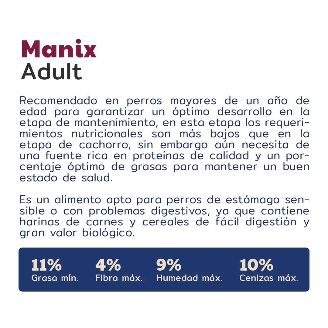 MANIX | CROQUETAS PARA ADULTO