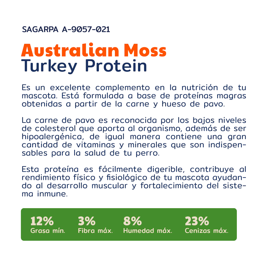 AUTRALIAN MOSS | TURKEY PROTEIN